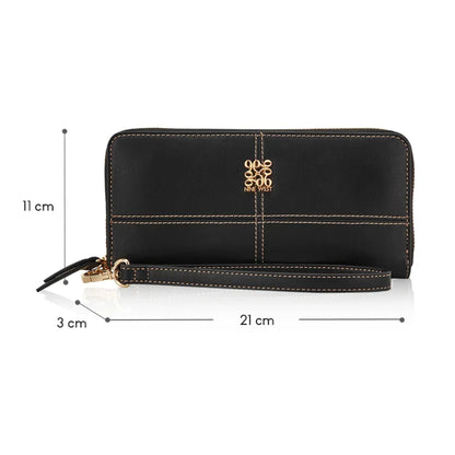 ZN5658146 BILLETERA CASUAL Negro U