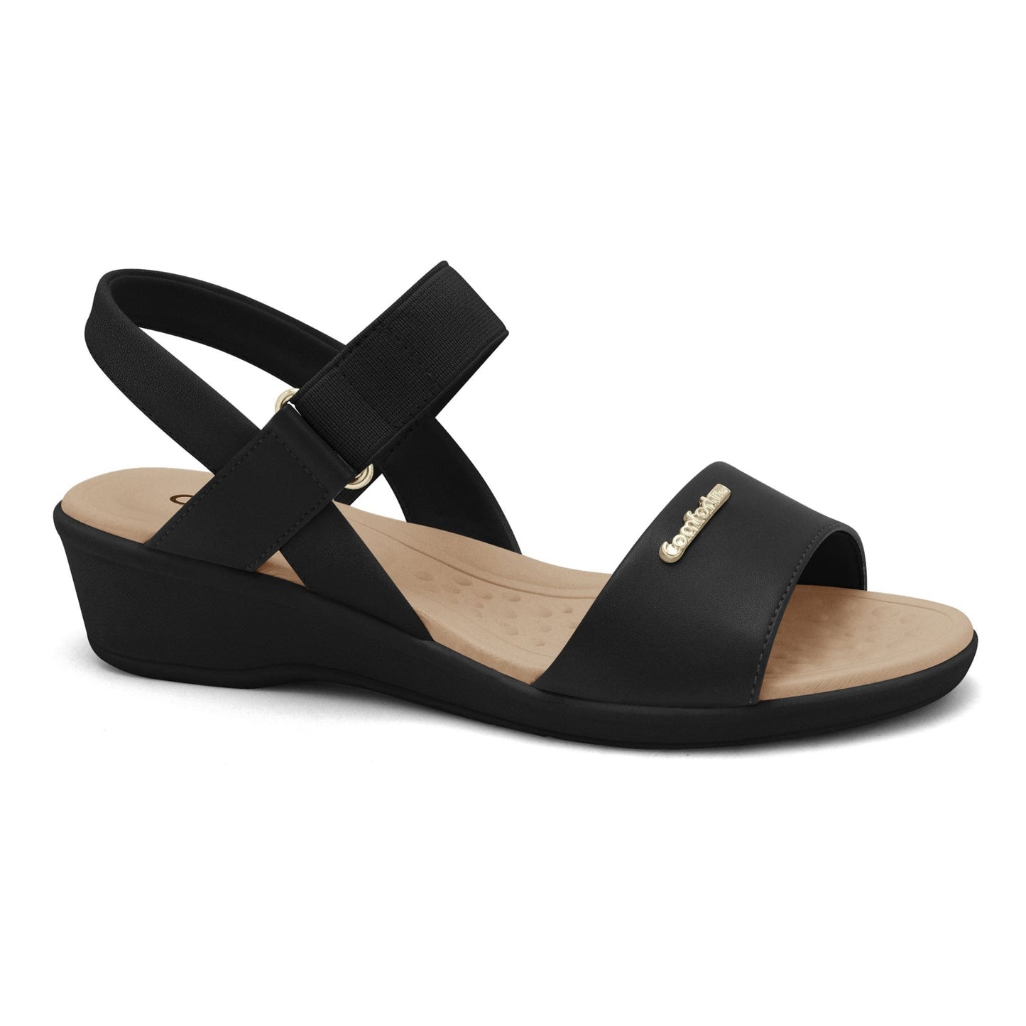 25-72403 SANDALIAS CUÑA Negro