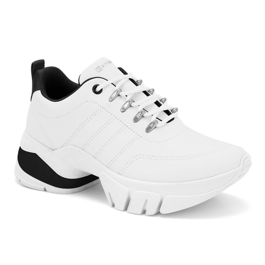 24-80103 TENIS CMS 5 Blanco y negro