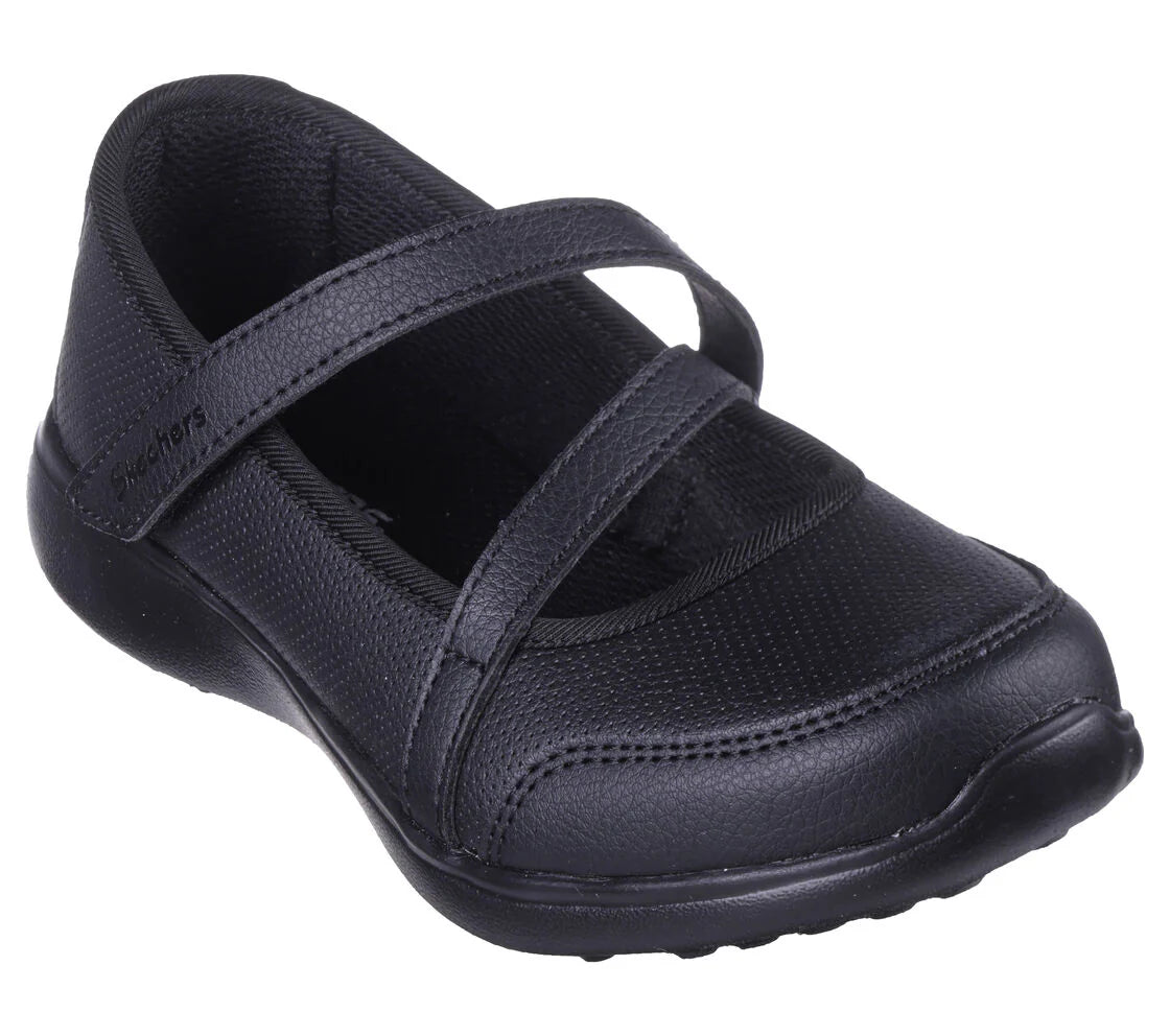 302628L TENIS SKECHERS NIÑA Negro