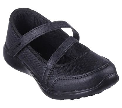 302628L TENIS SKECHERS NIÑA Negro