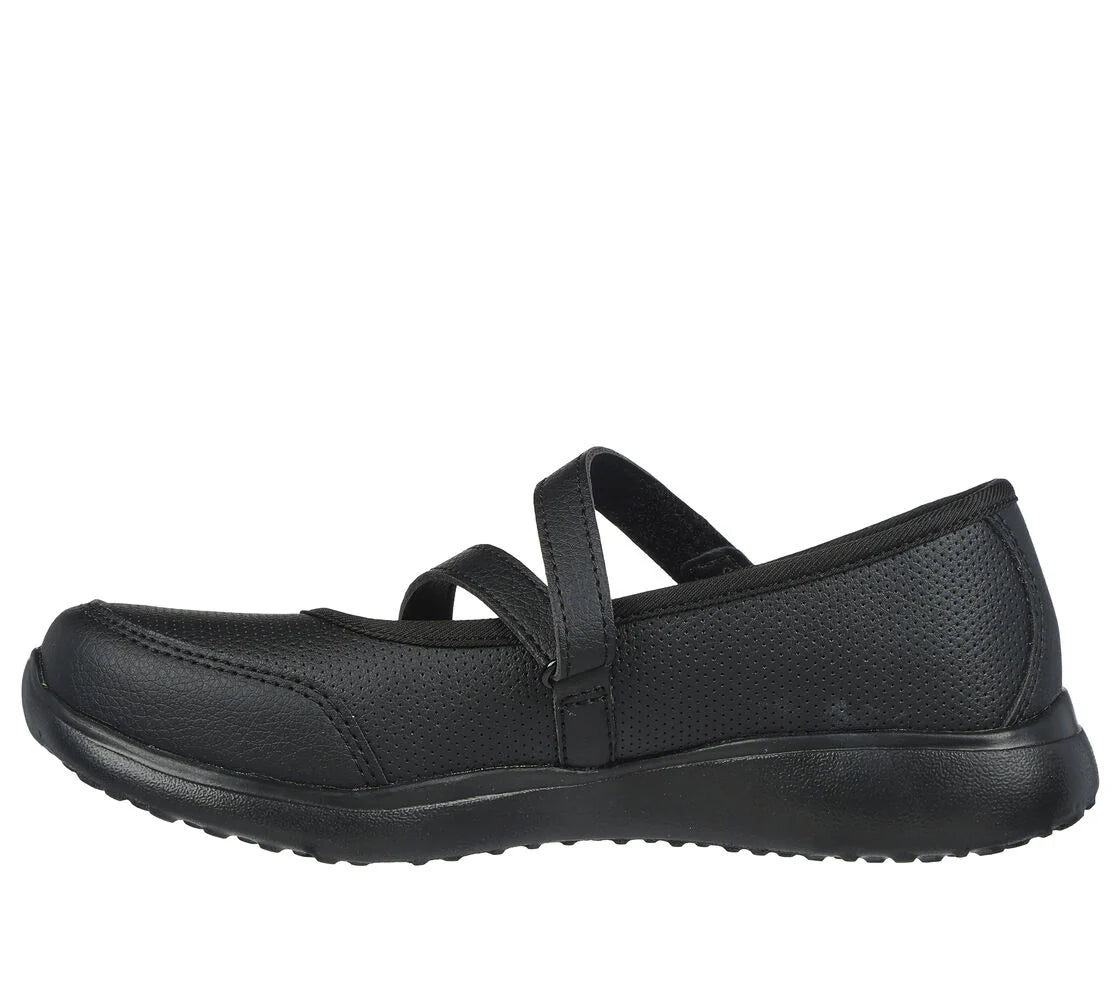302628L TENIS SKECHERS NIÑA Negro