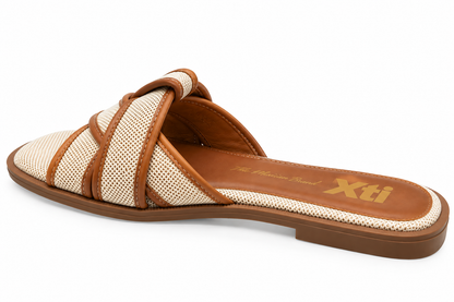 145114 SANDALIAS CASUAL DE METER Oro