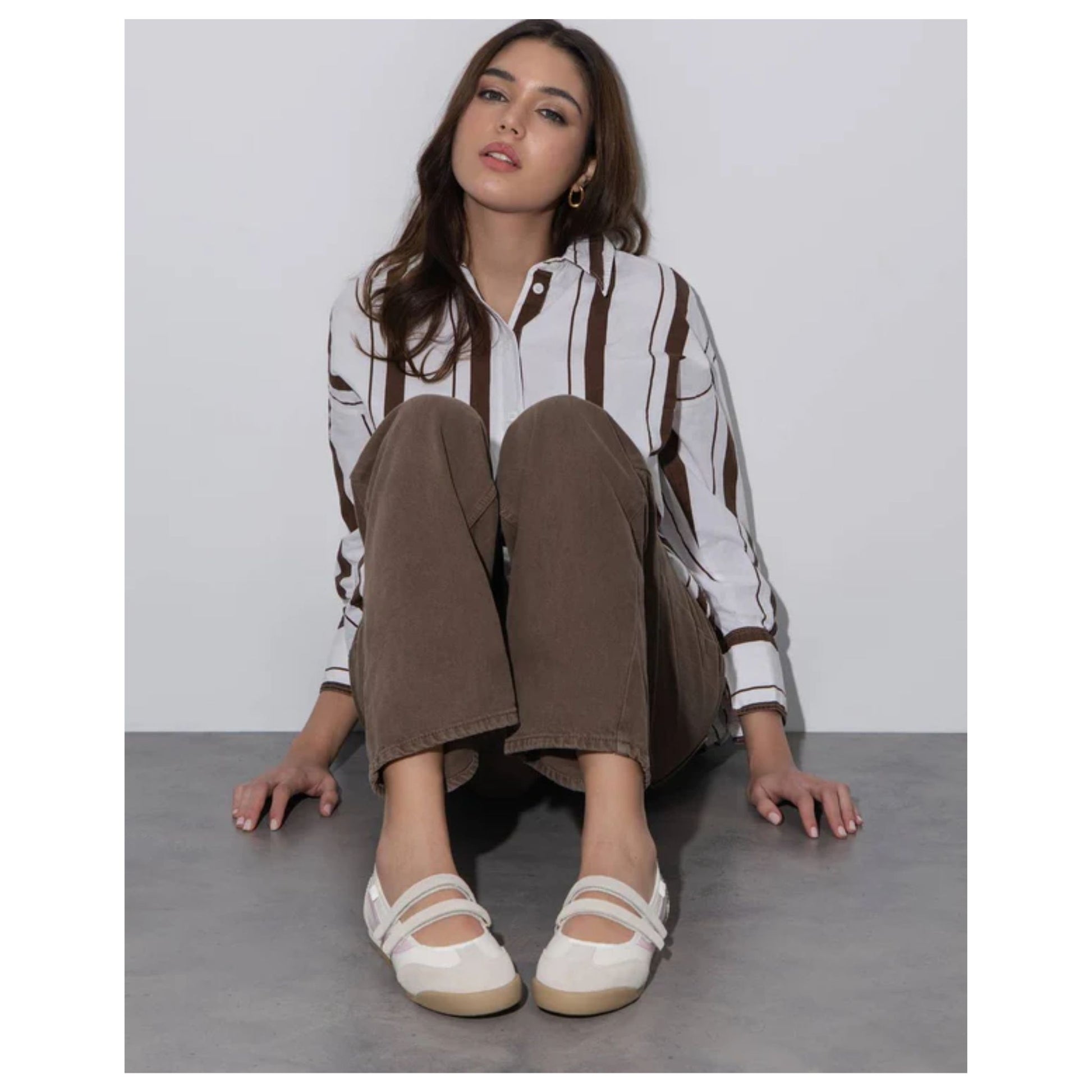 145220 BALLERINA SLIP-ON (DE METER) Blanco