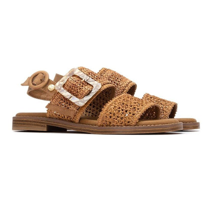 145244 SANDALIAS SLIP-ON (DE METER) Marron