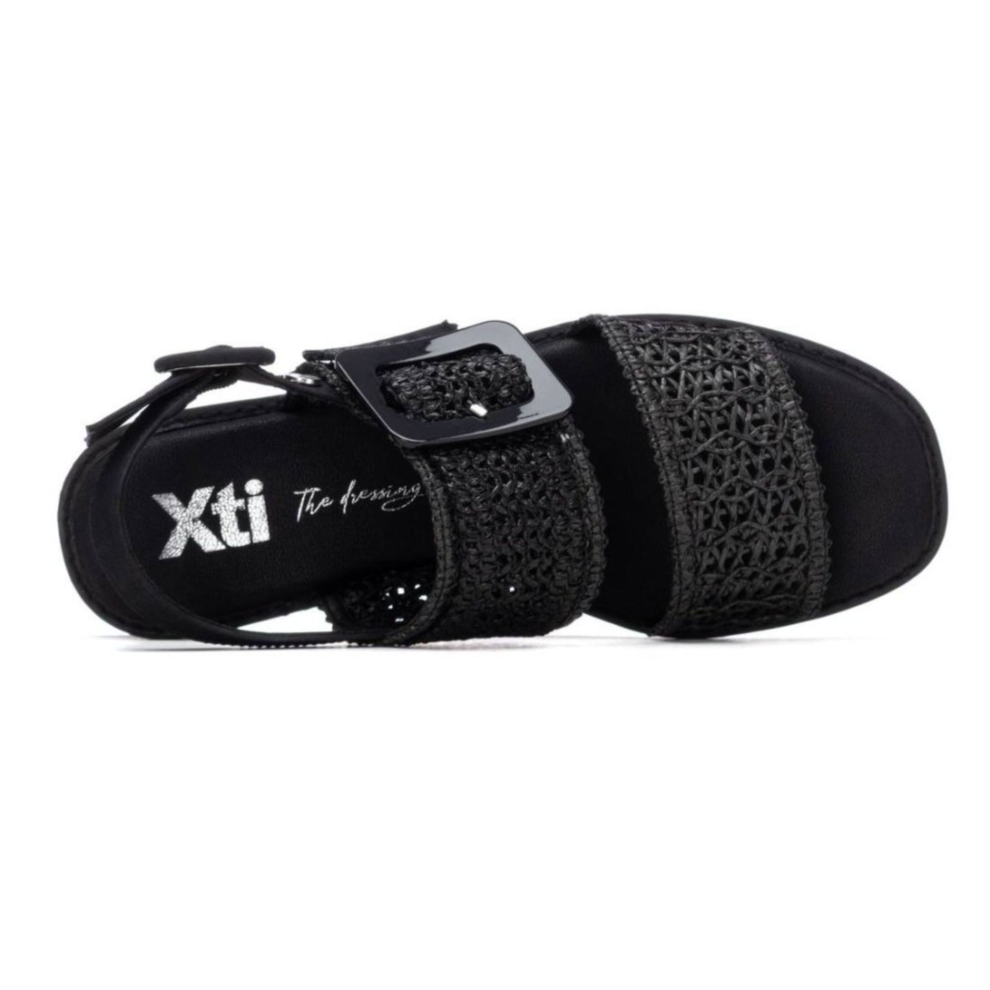 145244 SANDALIAS SLIP-ON (DE METER) Negro