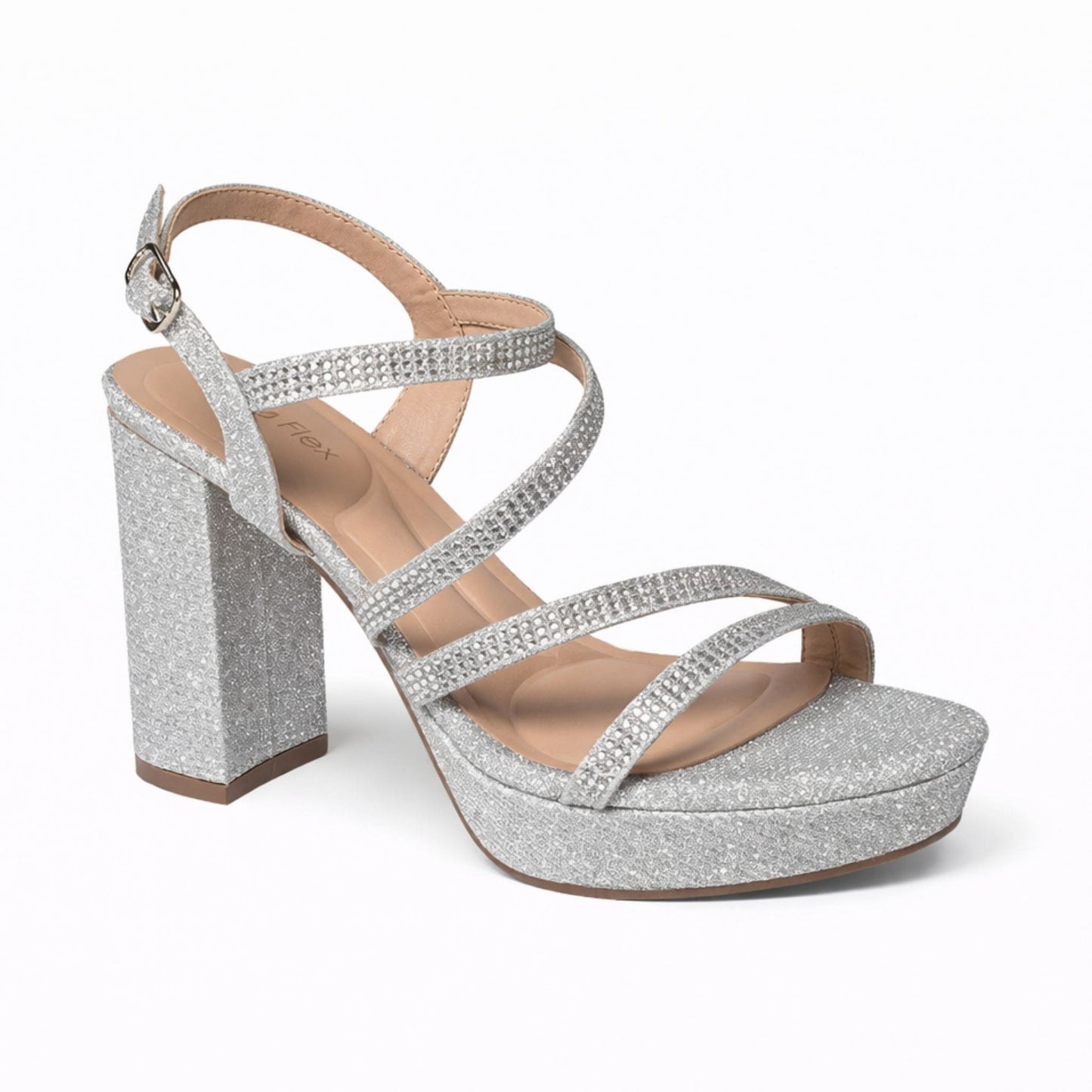 KARLA436LA TACÓN CMS 4 Plateado