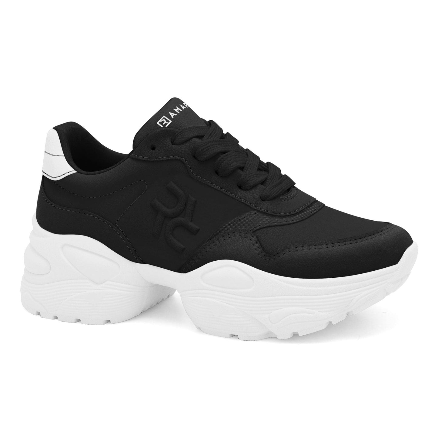 25-82201 TENIS PLATAFORMA Negro