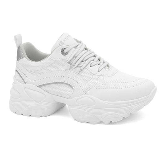 25-82202 TENIS PLATAFORMA Plateado