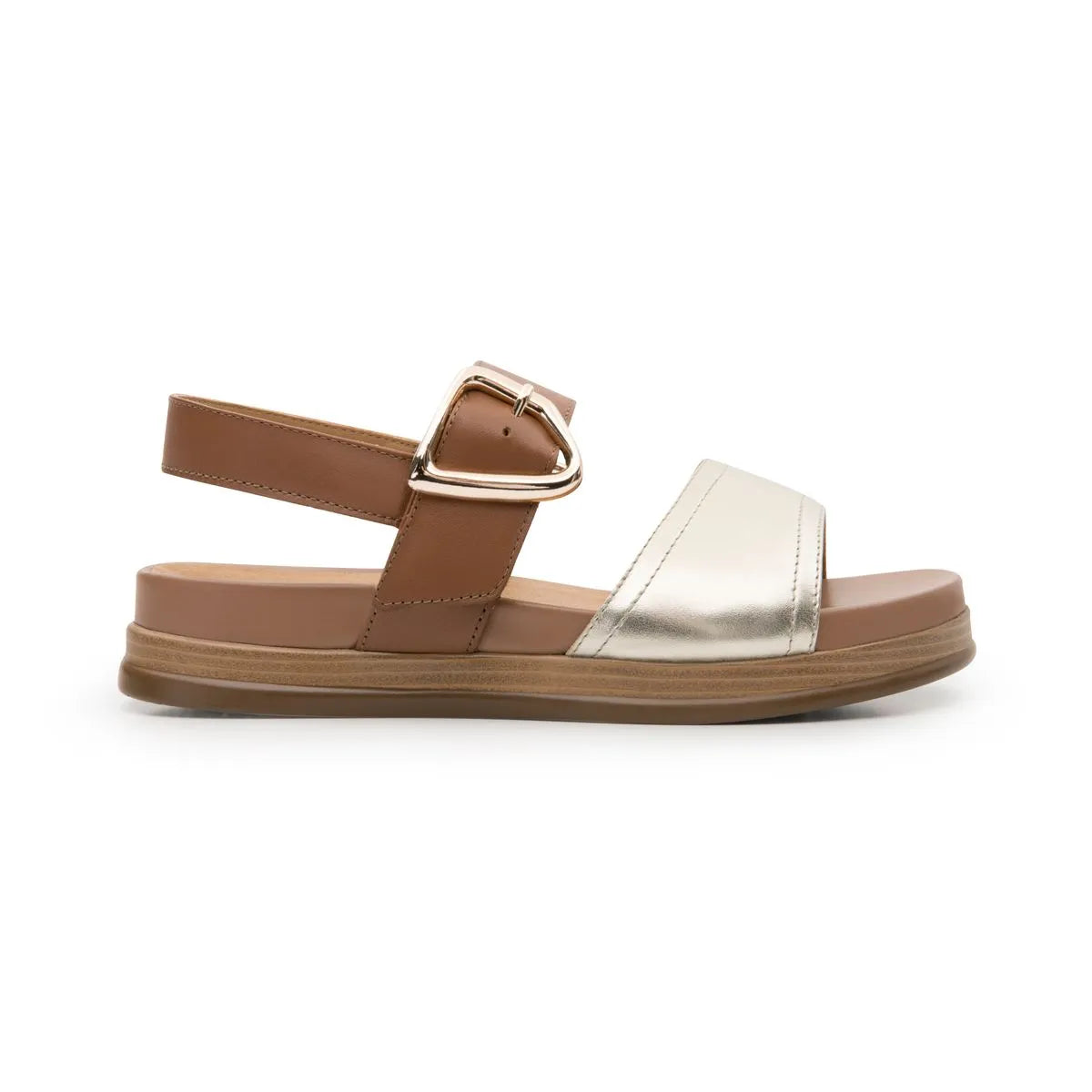 140102 SANDALIA FLEXI PARA MUJER Oro