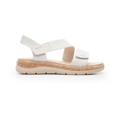141604 SANDALIA DE CONFORT FLEXI PARA MUJER Beige