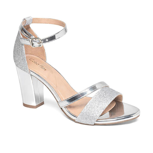 KARLA448LA TACÓN CMS 3 Plateado