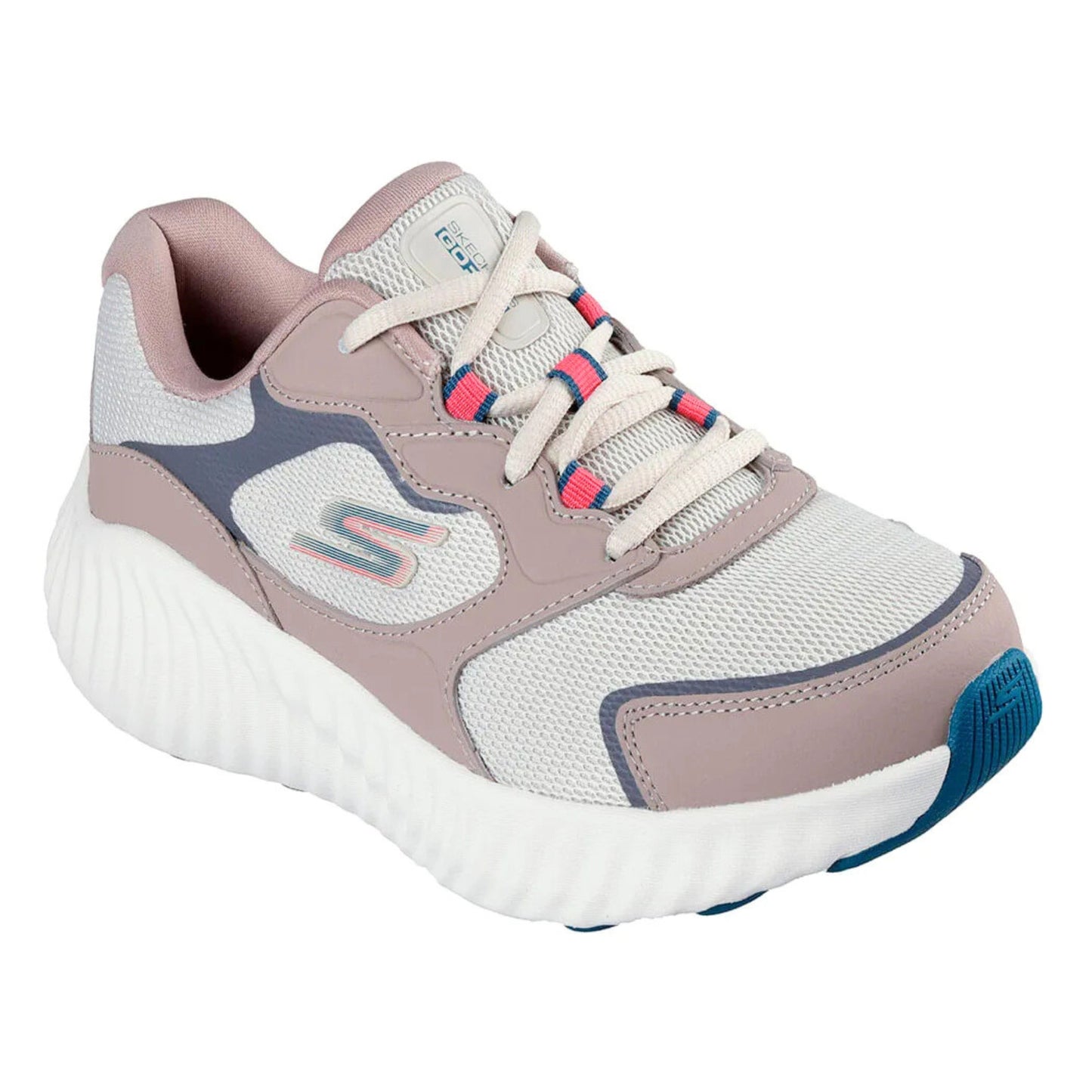 129372 TENIS SKECHERS RUNNING Beige