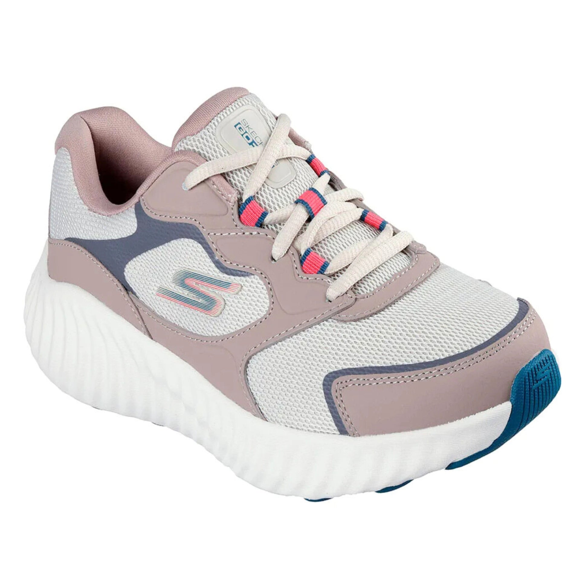 129372 TENIS SKECHERS RUNNING Beige