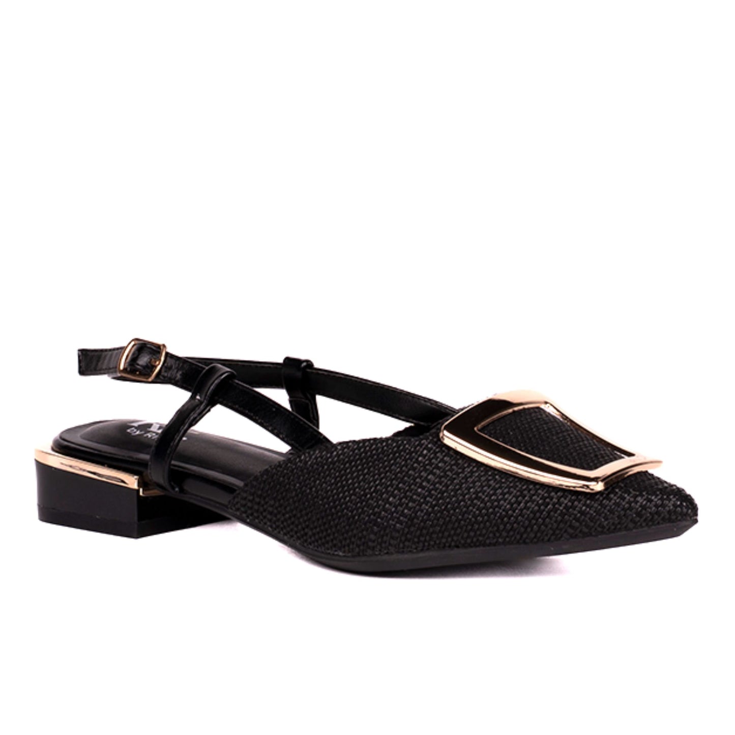 RK171A FLATS SLINGBACK RIKELI Negro