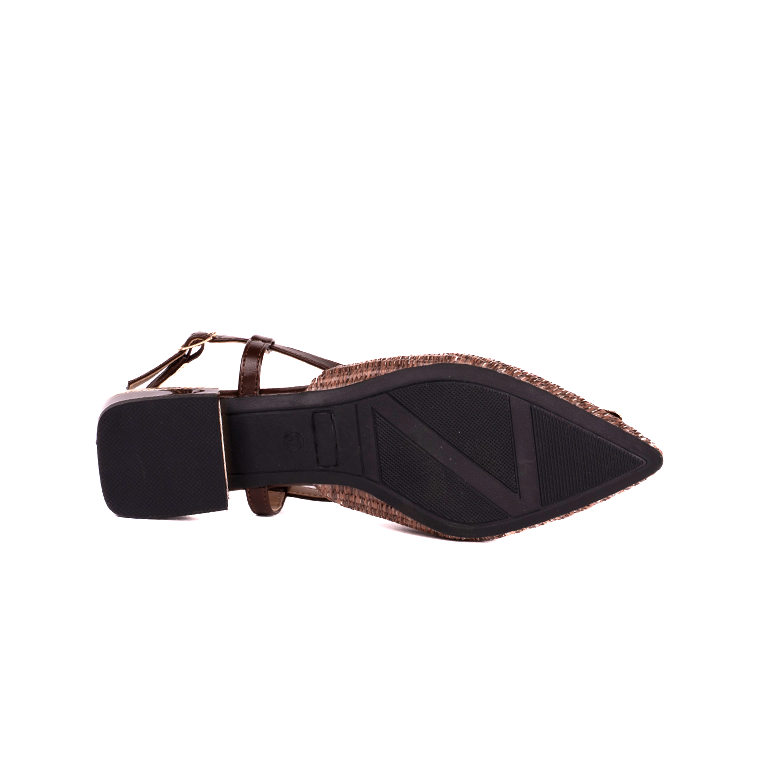 RK171A FLATS SLINGBACK RIKELI Marron