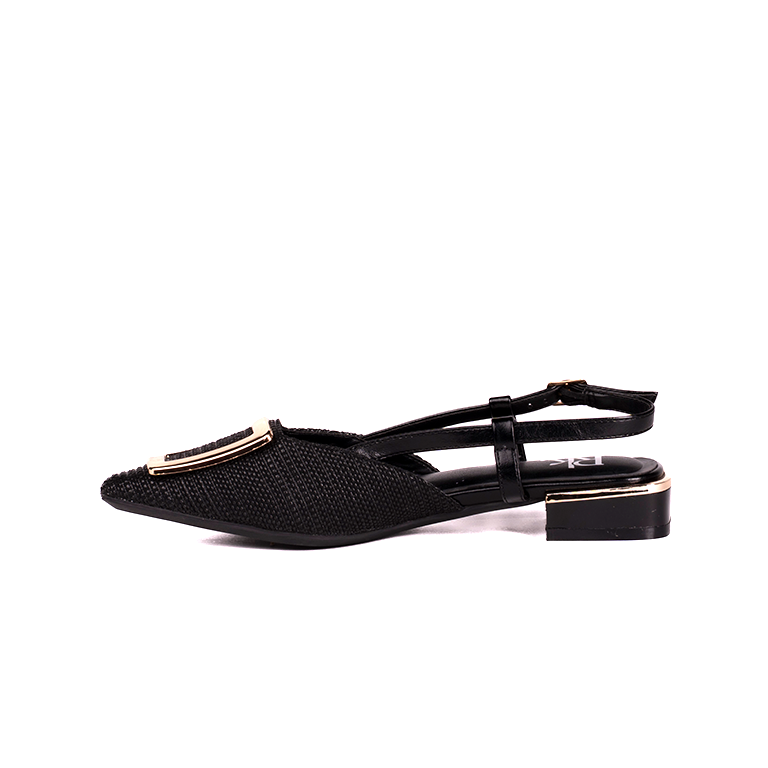RK171B FLATS SLINGBACK RIKELI Negro