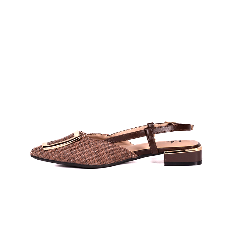 RK171B FLATS SLINGBACK RIKELI Marron