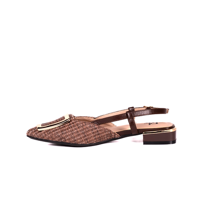 RK171B FLATS SLINGBACK RIKELI Marron
