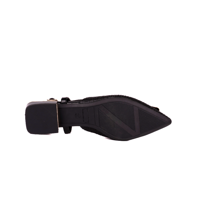 RK171C FLATS SLINGBACK RIKELI Negro