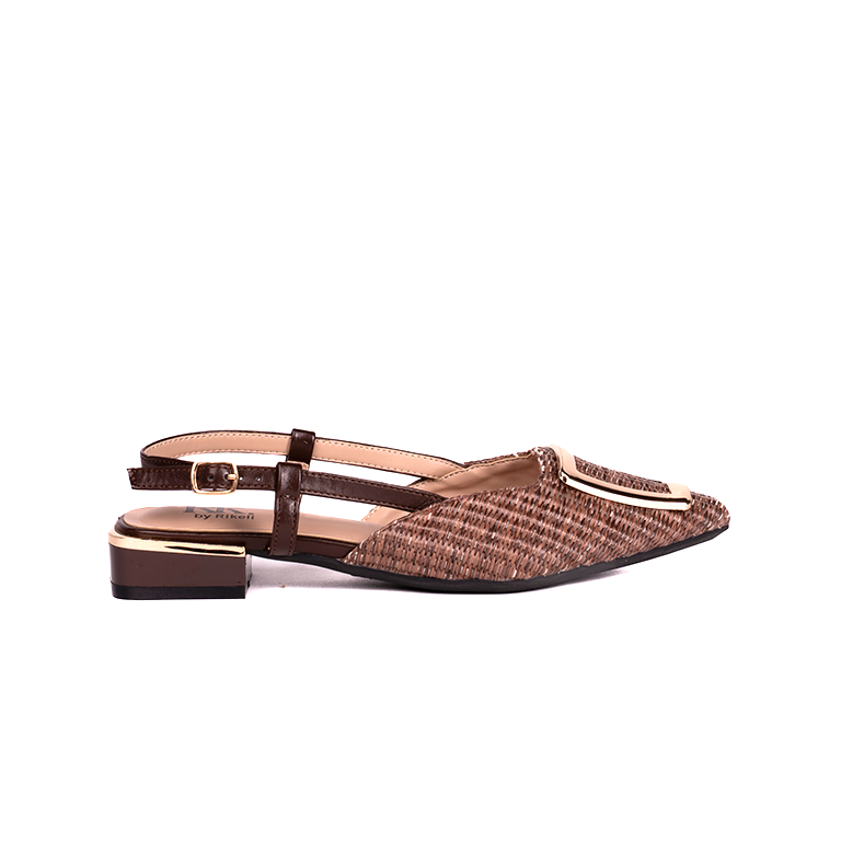 RK171C FLATS SLINGBACK RIKELI Marron
