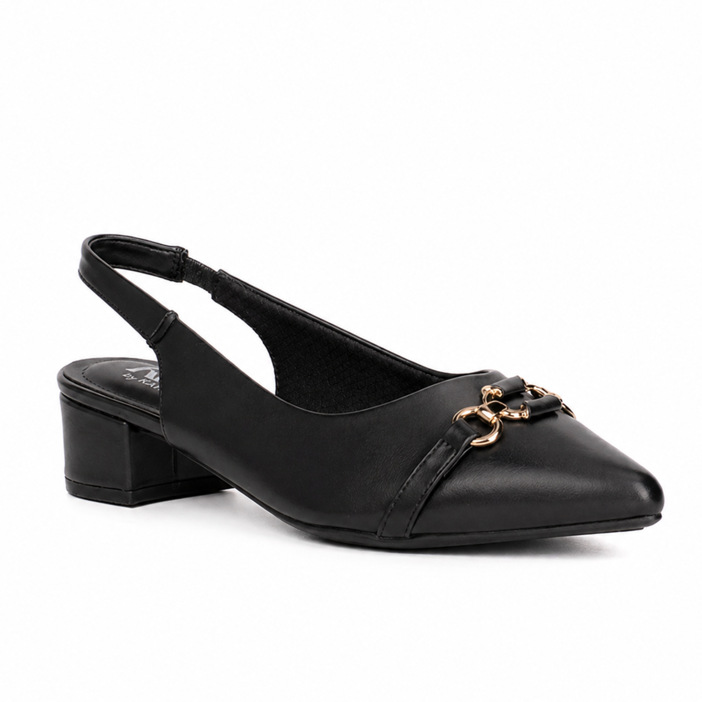 RK185A FLATS SLINGBACK RIKELI Negro