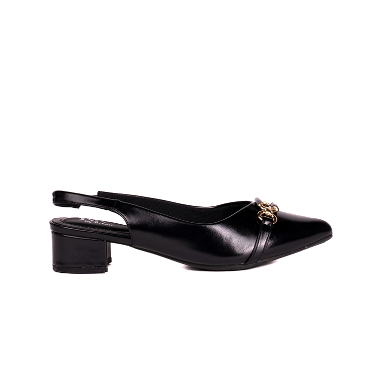 RK185A FLATS SLINGBACK RIKELI Negro