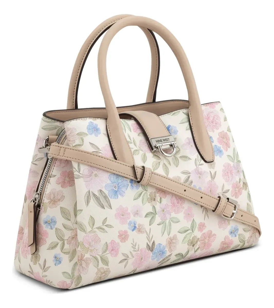 CARTERA NINE WEST CHIC CREAM FLORAL