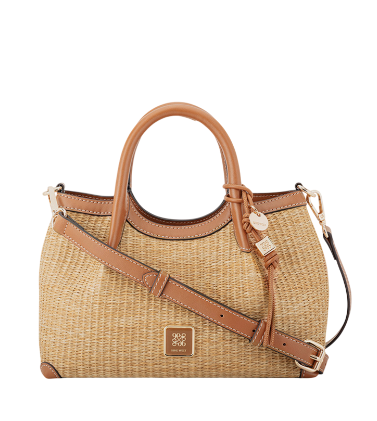 CARTERA NINE WEST NATURAL/BRANDY