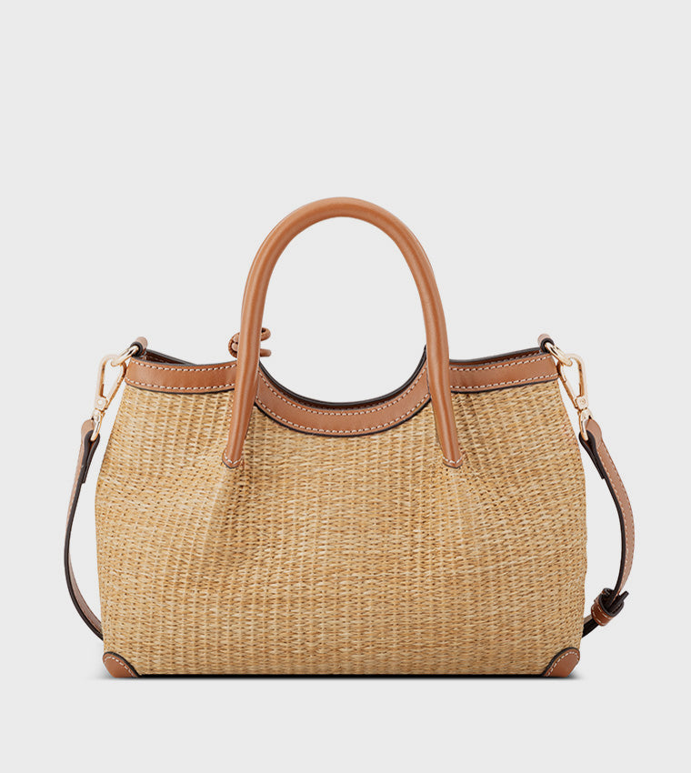 CARTERA NINE WEST NATURAL/BRANDY