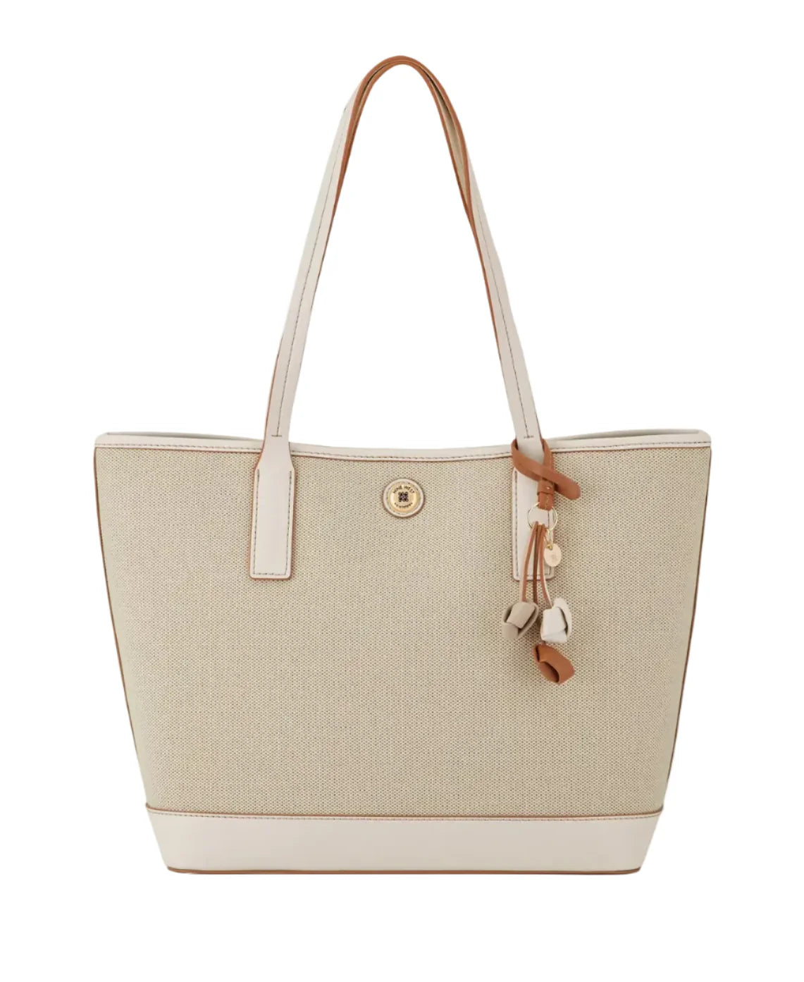 CARTERA NINE WEST NATURAL/CREAM