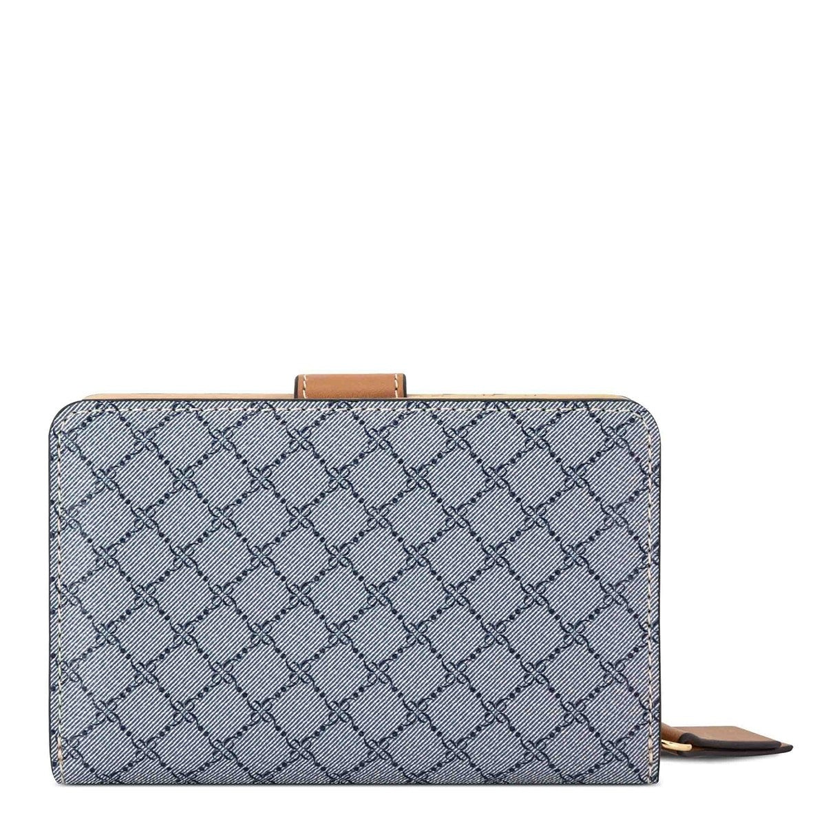 MONEDERO NINE WEST CHAMBRAY LOGO/BRANDY