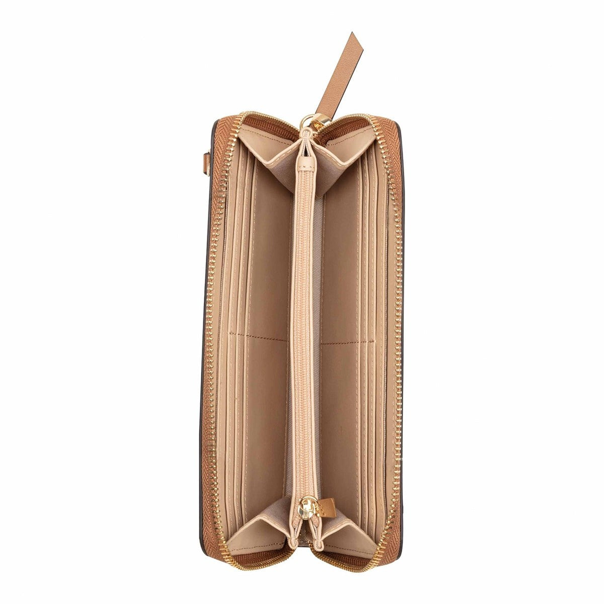 MONEDERO NINE WEST CHAMBRAY LOGO/BRANDY