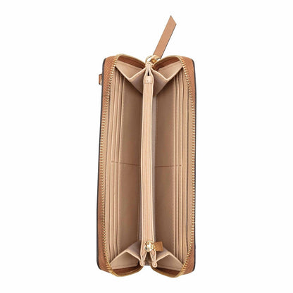 MONEDERO NINE WEST CHAMBRAY LOGO/BRANDY