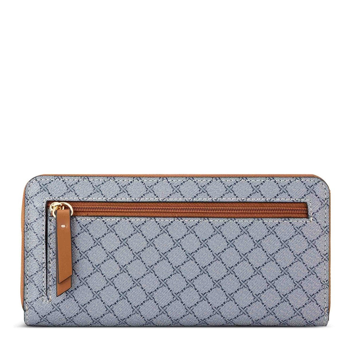 MONEDERO NINE WEST CHAMBRAY LOGO/BRANDY