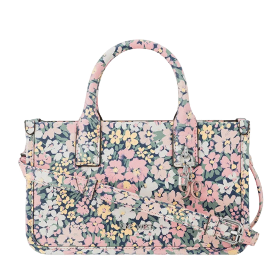 CARTERA NINE WEST RODEO BLUE FLORAL