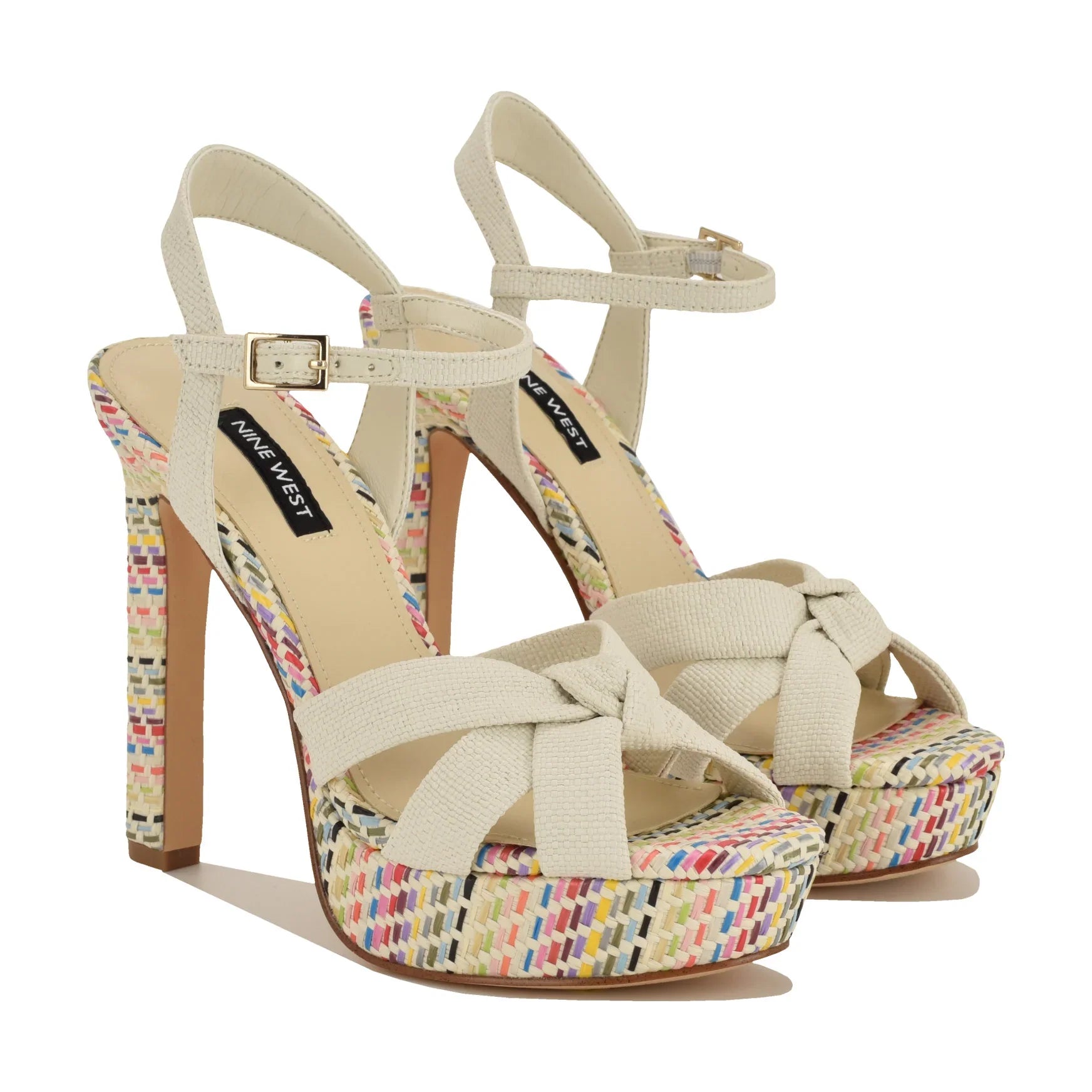 TACÓN NINE WEST ESTAMPADO
