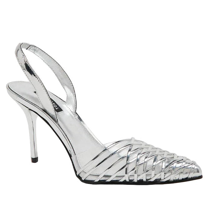 TACÓN NINE WEST SILVER