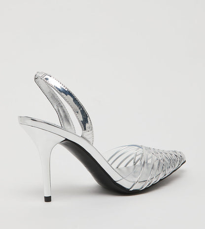 TACÓN NINE WEST SILVER