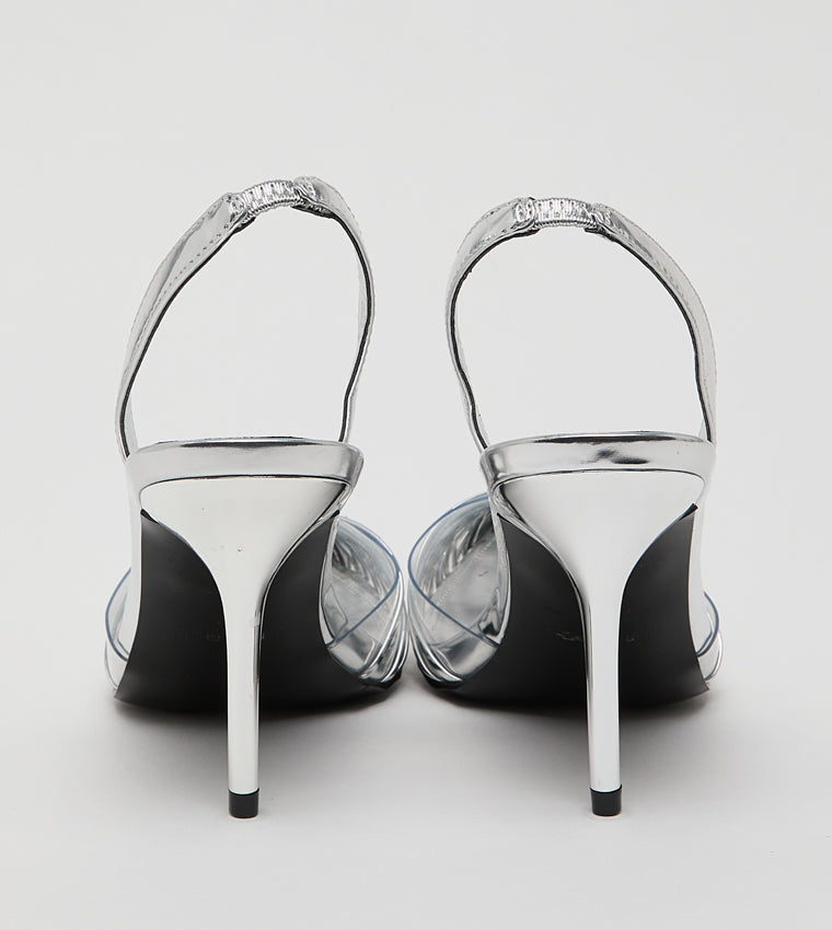 TACÓN NINE WEST SILVER