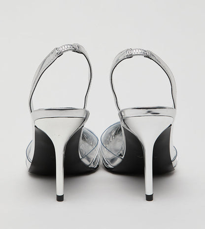 TACÓN NINE WEST SILVER