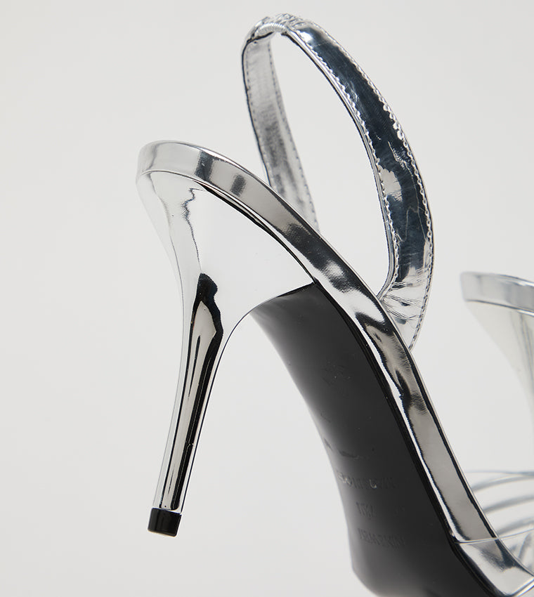 TACÓN NINE WEST SILVER