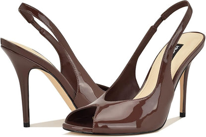 TACÓN NINE WEST BROWN