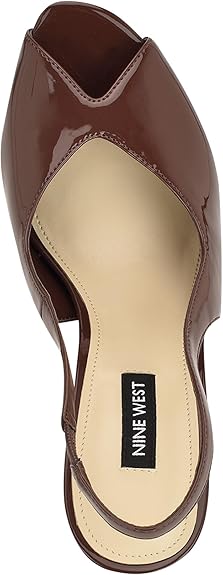 TACÓN NINE WEST BROWN