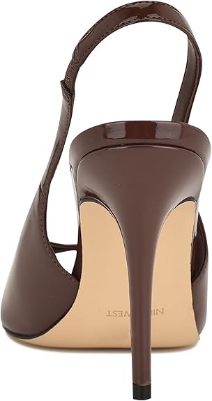 TACÓN NINE WEST BROWN