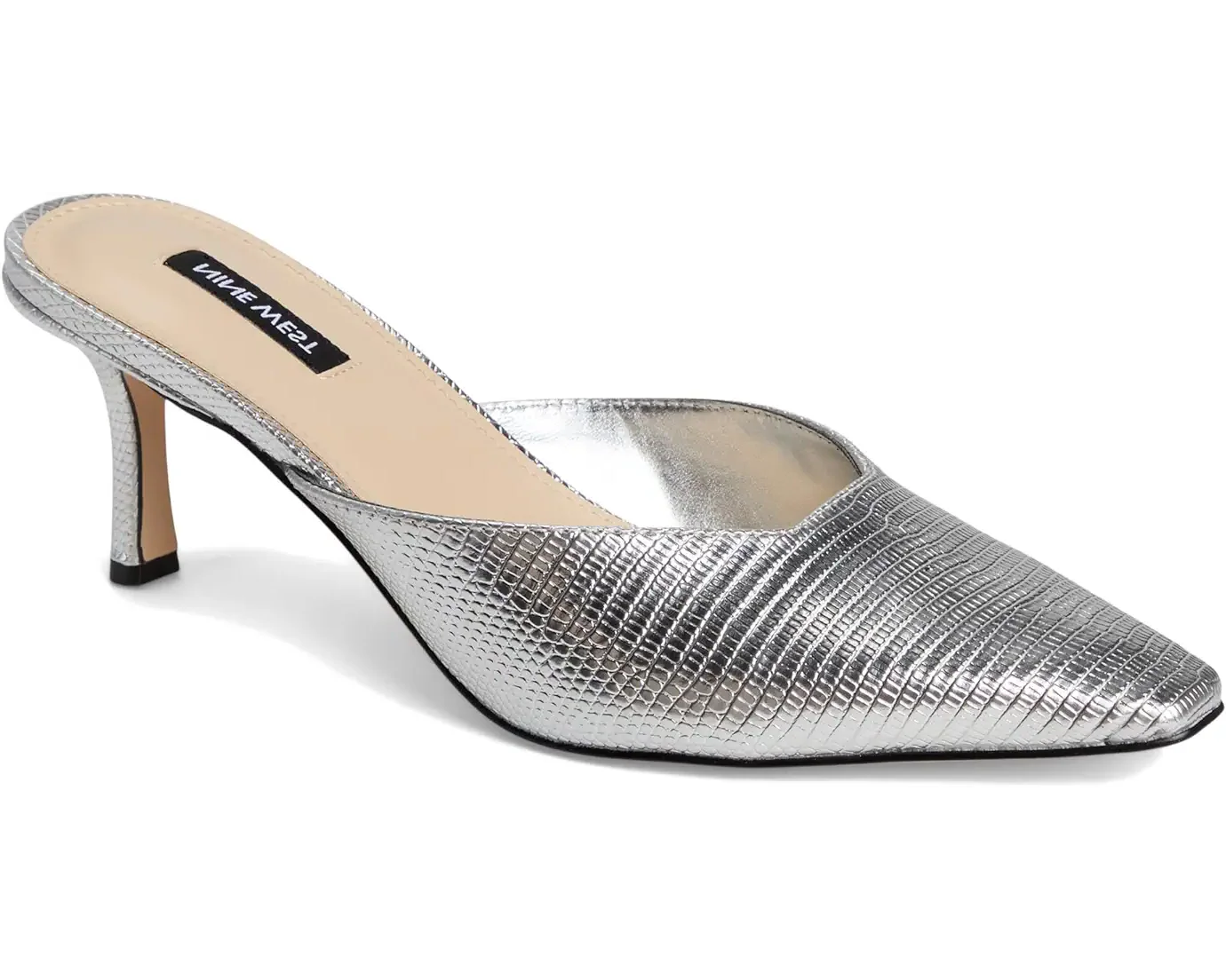 TACÓN NINE WEST SILVER