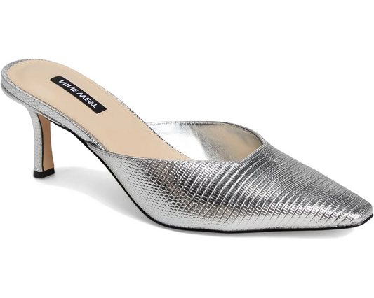 TACÓN NINE WEST SILVER