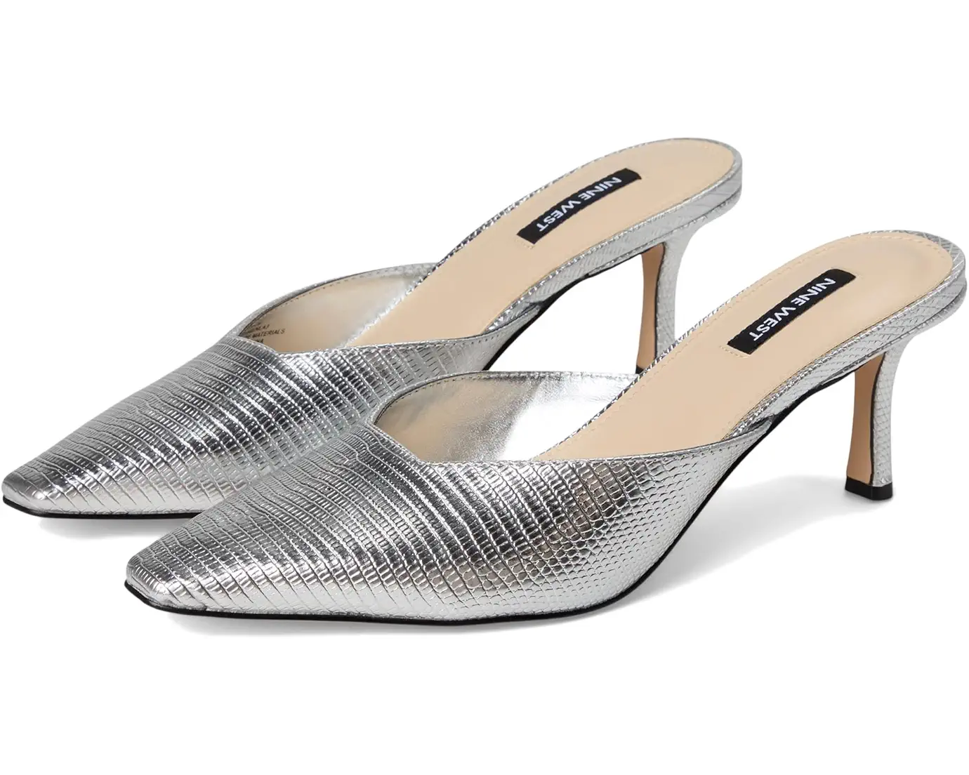TACÓN NINE WEST SILVER