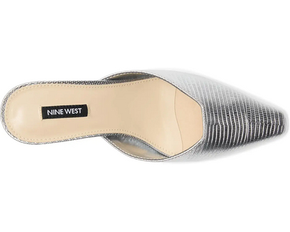 TACÓN NINE WEST SILVER