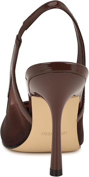 TACÓN NINE WEST BROWN